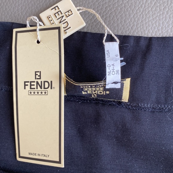 NWT FENDI dress mini SKIRT Sz 4-6 US=40 Italy - Picture 9 of 12